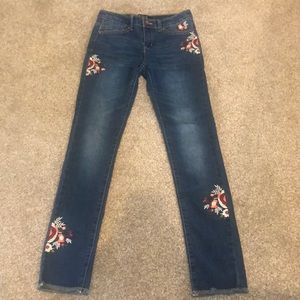 Kidpik jeans with floral details